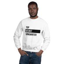 Load image into Gallery viewer, Top Secret Songwriter- Unisex Sweatshirt (Black)